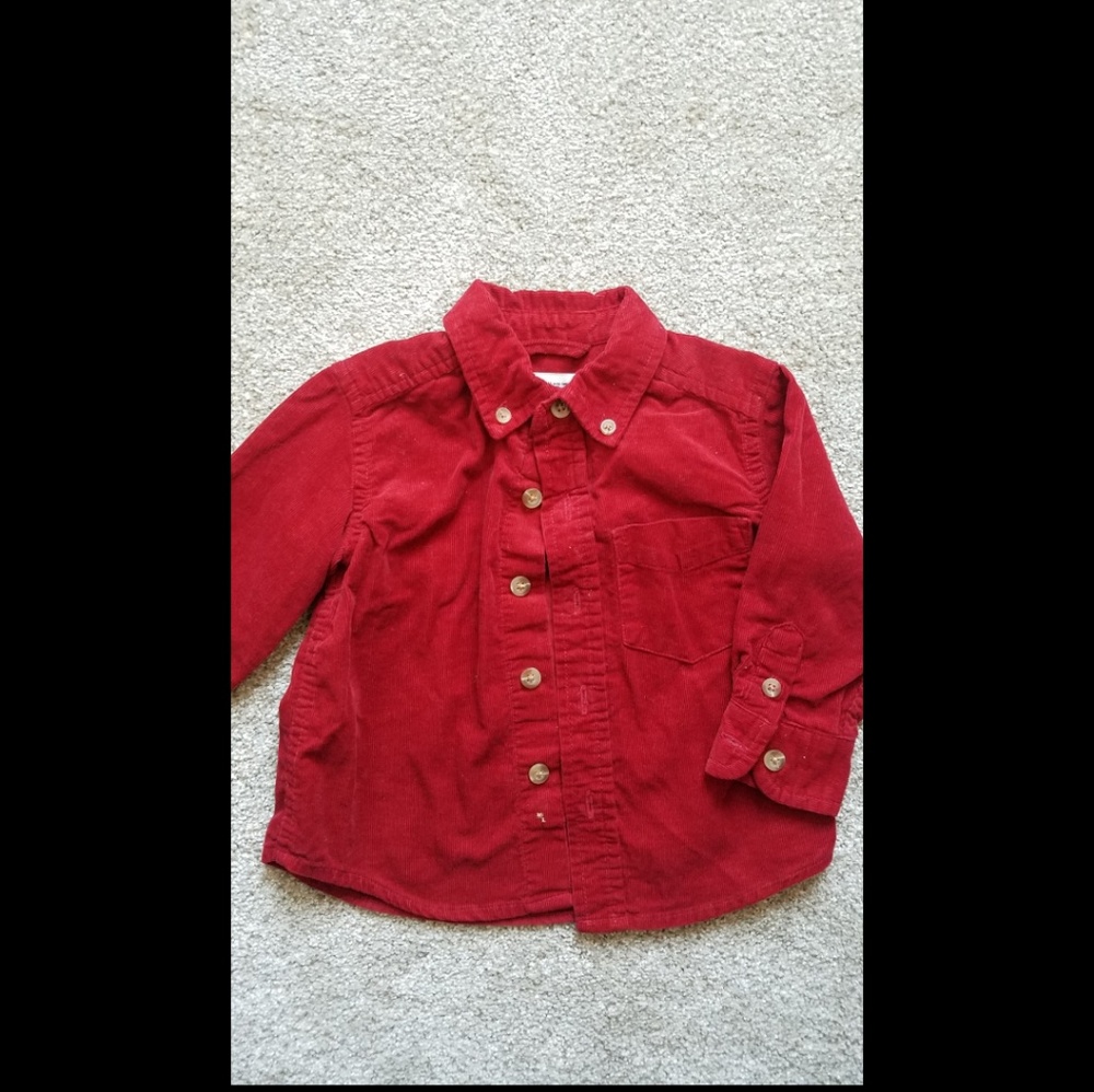 Children's Place, corduroy button up